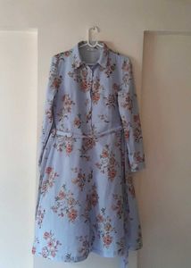 Floral Button-Up Dress
