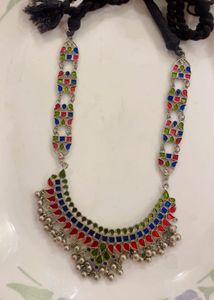 New Bohemian Multicolored Statement Necklace