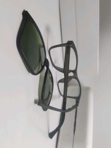 Clip-on Sunglasses with Prescription Glasses