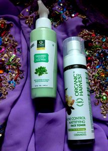 Organic Harvest Face Wash &amp; Toner Set