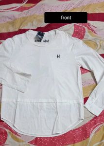 Classic White Long Sleeve Top