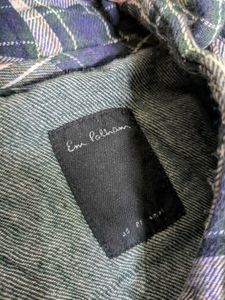Em Polham Hooded Plaid Longline Shacket