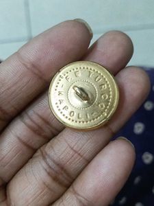 Vintage Gold Tone Military Buttons