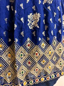 Royal Blue Lehenga Choli Set