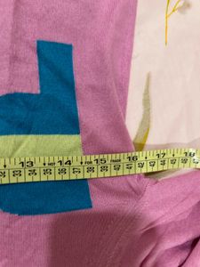 Pink 'PURE' Graphic Sweater