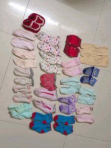 Baby Socks & Knee Pads Bundle
