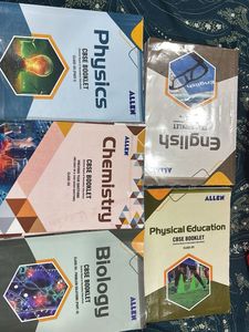 Physics, Chemistry, Biology, English, PE BOA