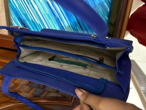 Vibrant Blue Shoulder Bag