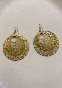 New Y2K Intricate Filigree Statement Earrings