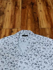 Men's Floral Print Short Sleeve Shirt