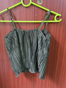 Stylish Pleated Camisole Top
