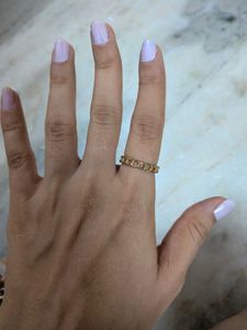 Gold Chain Link Ring