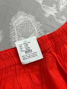 Bright Orange Ethnic Pants