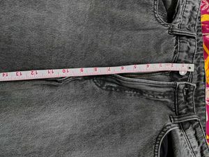Grey Wide Leg Jeans