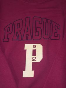Maroon "Prague" Graphic Sweatshirt