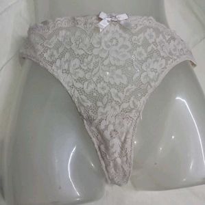 💛 Lace Thong Briefs with Bow