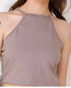 Cute Halter Neck Crop Top