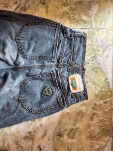 Grey High-Waist Jeans By AH BUR TEH