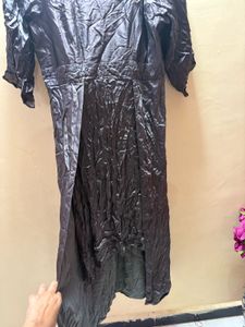 Dark Grey Ethnic Gown Korean imported
