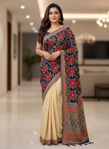 Exquisite Embroidered Saree