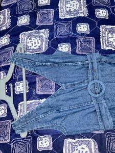 American Eagle Pinafore Dress with Belt