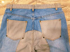 Patchwork Flare Jeans