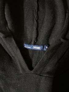 Cropped hoodie with BANG typography