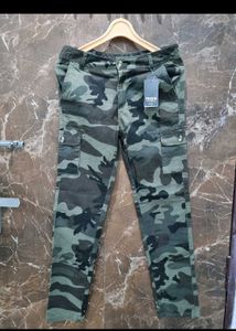 Light Blue Zipper Pocket Pants