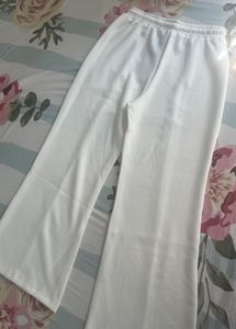 White Flared Lounge Pants