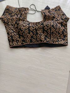 Embroidered Black Blouse