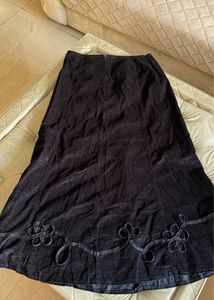 A-line Vintage black skirt
