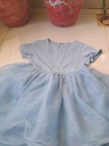 Blue Tulle Dress for Girls