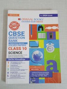 Oswaal CBSE Class 10 Science Question Bank