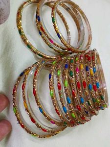 💯Vibrant Golden Beaded Bangles💯