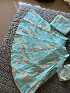 Blue lehenga