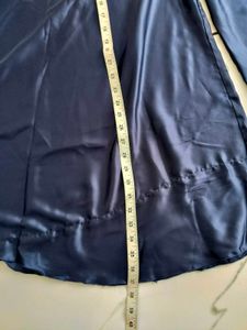 designer nevy blue Western gaun
