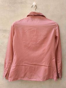 New with tag Pink Button-Up Shirt Bell Sleeves