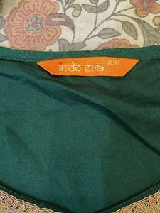 Elegant Green Embroidered Kurta