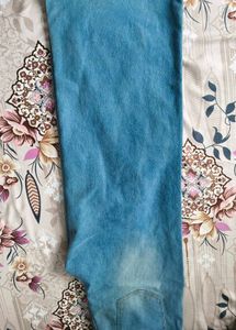 Light Blue Wide Leg Jeans