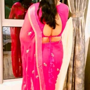 Vibrant Red Blouse