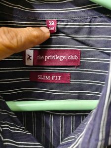 Men's Striped Slim Fit Shirt