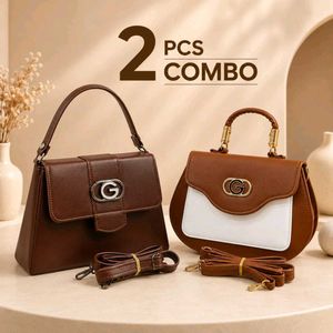 2 Pcs Combo Designer Handbags INDIAN QUALITY GOOD