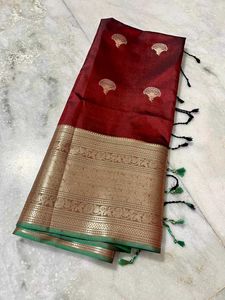 Soft Silk Allover Booti Saree
