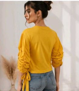 💛 :### *Title:**Mustard Sunshine Cat Graphic Crop