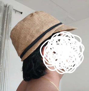 ZARA MAN Stylish Textured Fedora Hat