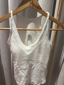 White Ribbed Tank Top IORA ( never worn)