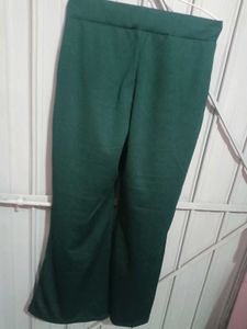 Green Fitted Trousers