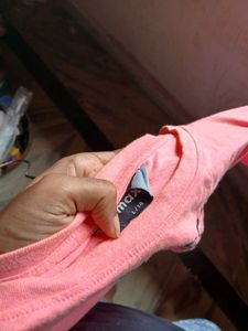 Pink Cropped T-Shirt