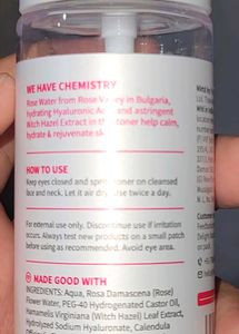 Bulgarian Valley Rose Water Toner