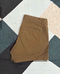 Stylish Olive Green Women's Shorts
